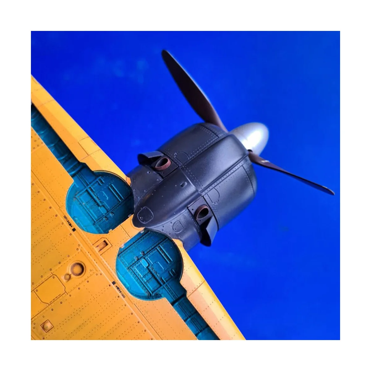 A6M2 Zero open engine cooling flaps with exhausts detail set - ASK ...