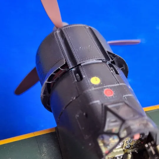 A6M2 Zero open engine cooling flaps with exhausts detail set - ASK ...