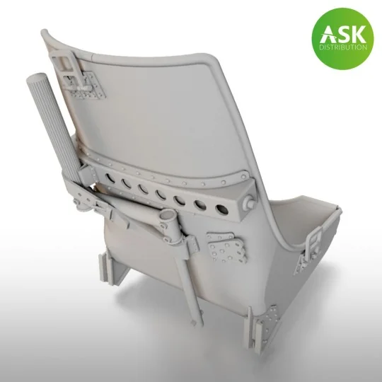 A5M Claude Seat with starting handle - ASK 3D print, 1/48 - Art Sca...