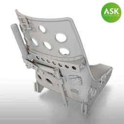 A6M Zero Seat early with strarting handle - 3D print, 1/32 - Art Sc...