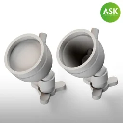 Japaneese UV cabin lamps (set of 12) ASK 3D Print, 1/48 - Art Scale...