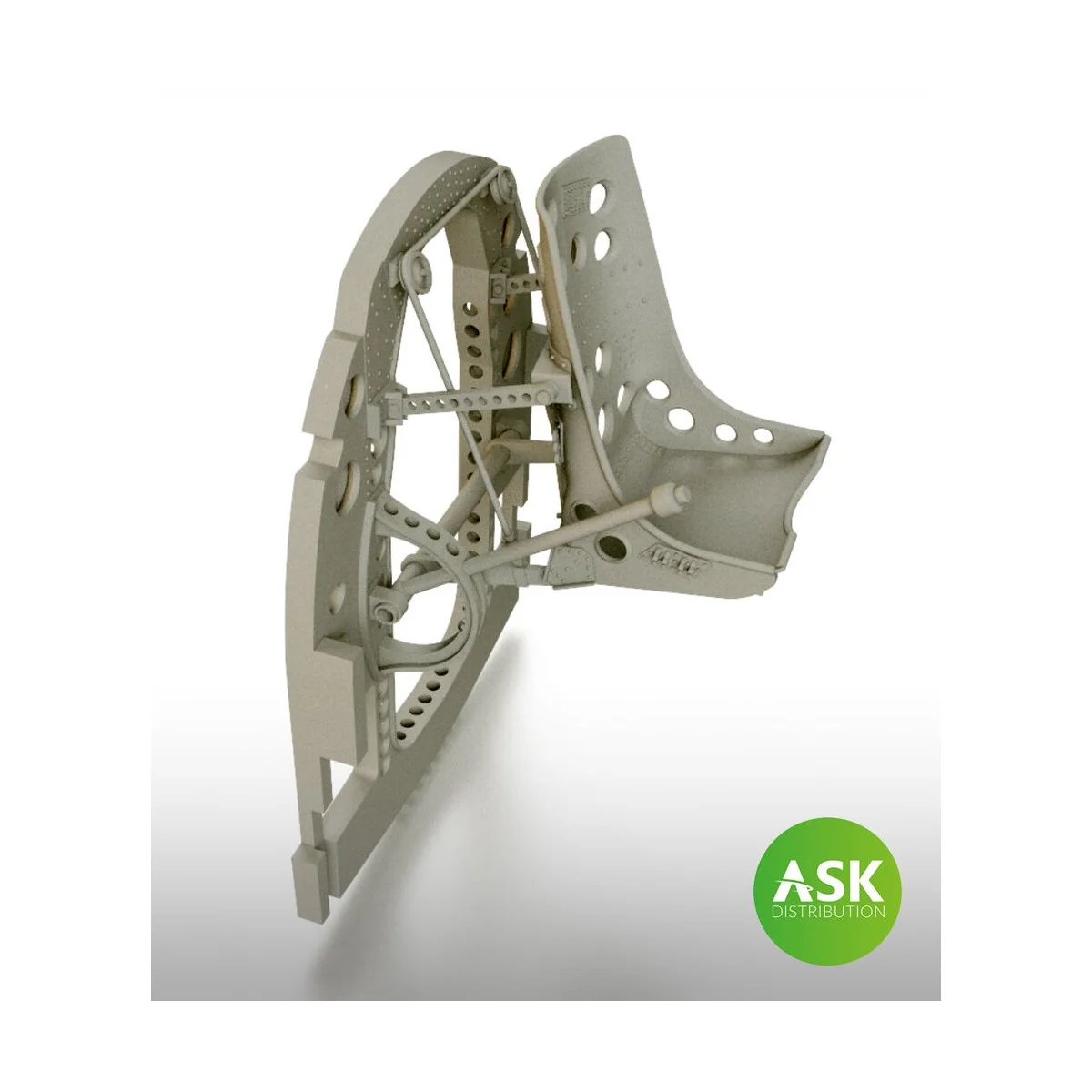 A6M Bulkhead with Seat in TOP position - ASK 3D Print for Eduard - ...