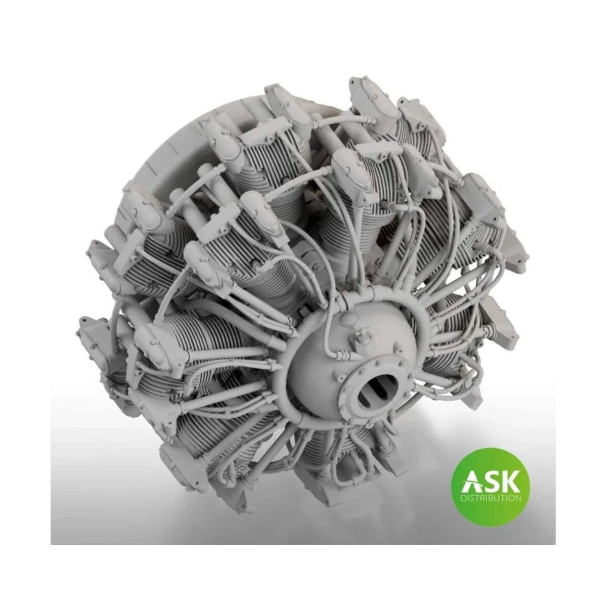 Nakajima Sakae 12 engine - ASK 3D Print for Eduard, 1/48 - Art Scal...