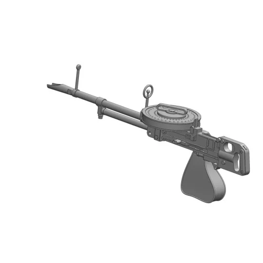 Wickers K machine gun GB WWII, 1/48 - Art Scale Kit 200-A48044 Wickers K machine gun GB WWII, 1/48 - Art Scale Kit 200-A48044