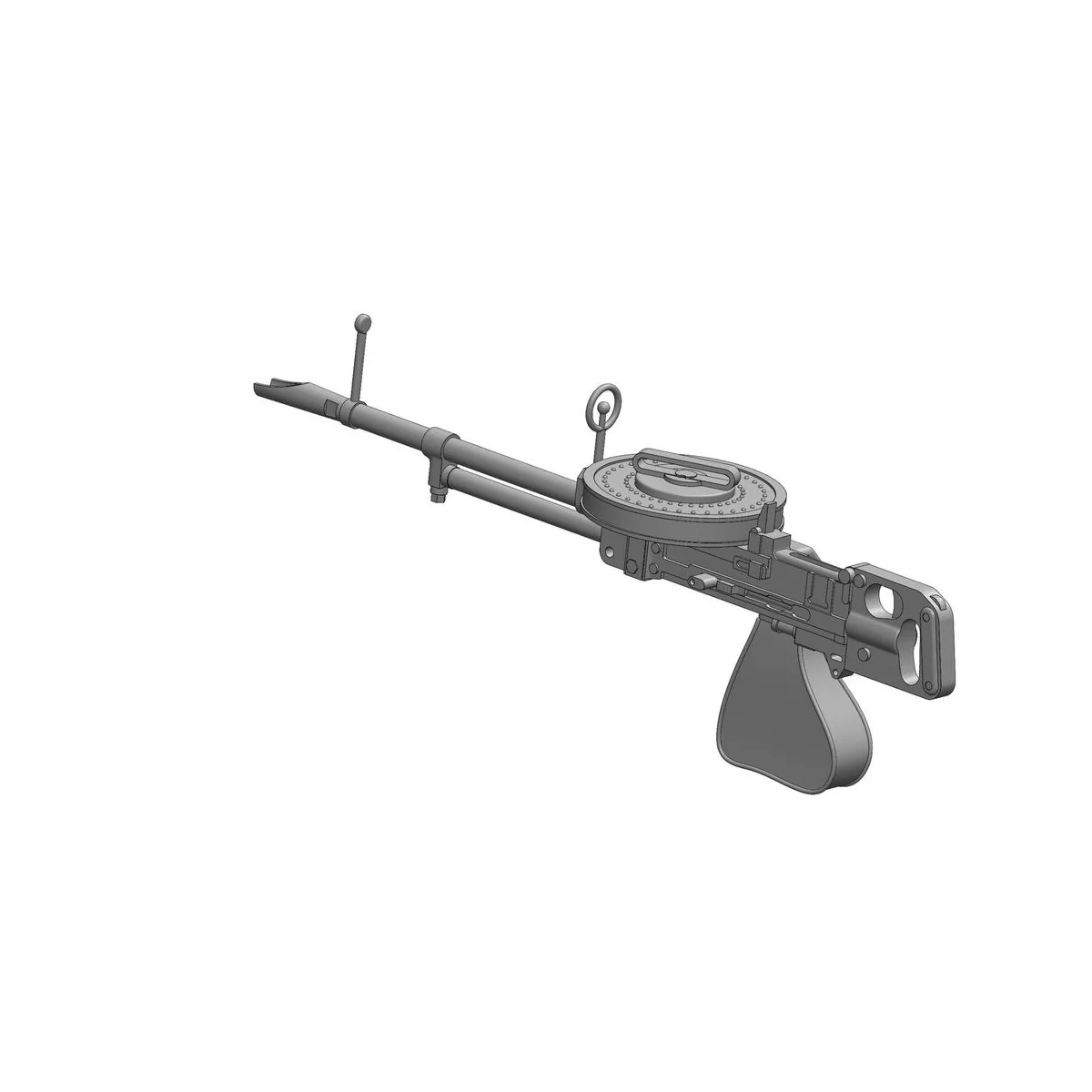 Wickers K machine gun GB WWII - Art Scale Kit 200-A48044