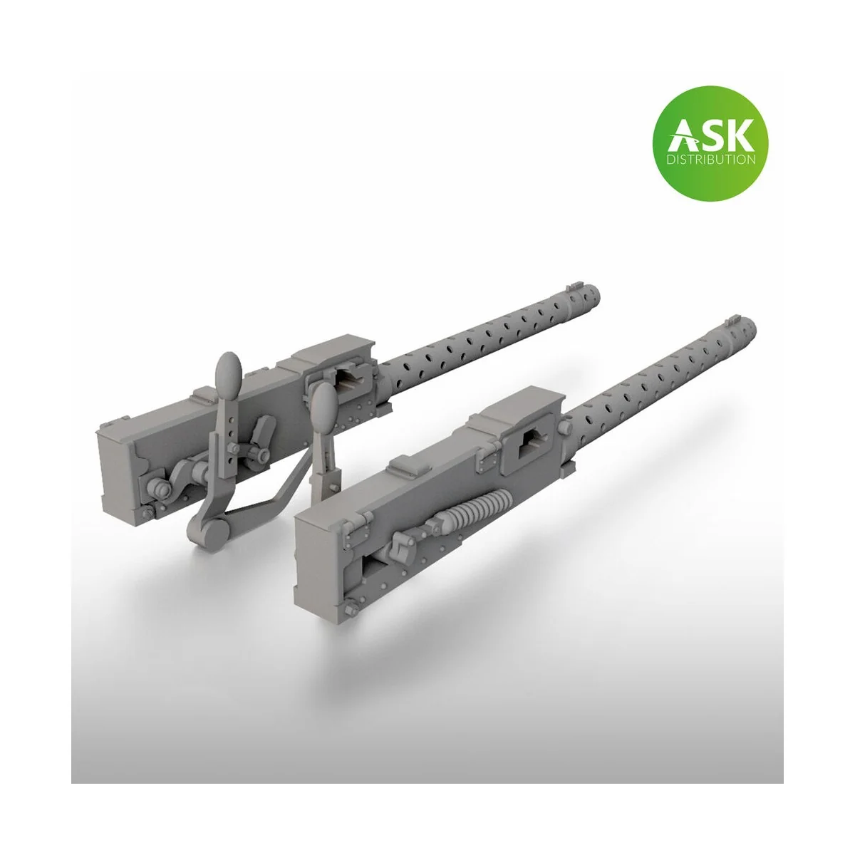 A6M Zero machine guns Type 97 7.7mm, 2 pc. - ASK 3D Print, 1/48 - A...