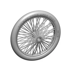 Palmer 700 x 85 spoked wheels, UK WWI, for Sopwith Camel, Sopwith P...