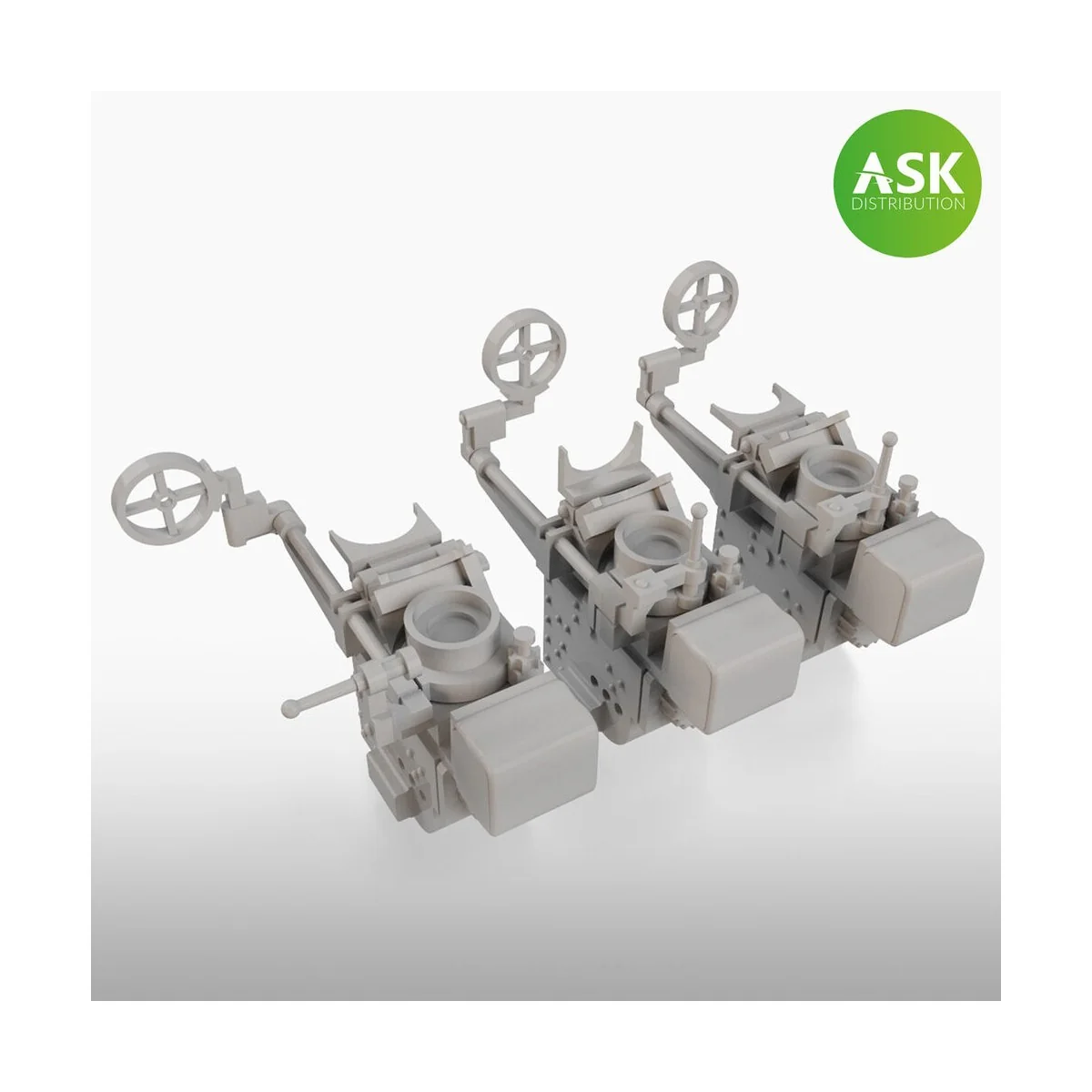 Gun Sight Type 98 - Japan WWII, 3 pc. in three different sight vari...