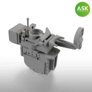 Gun Sight Type 98 - Japan WWII, 3 pc. in three different sight vari...