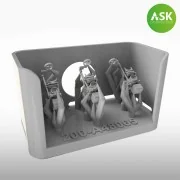 Gun Sight Type 98 - Japan WWII, 3 pc. in three different sight vari...