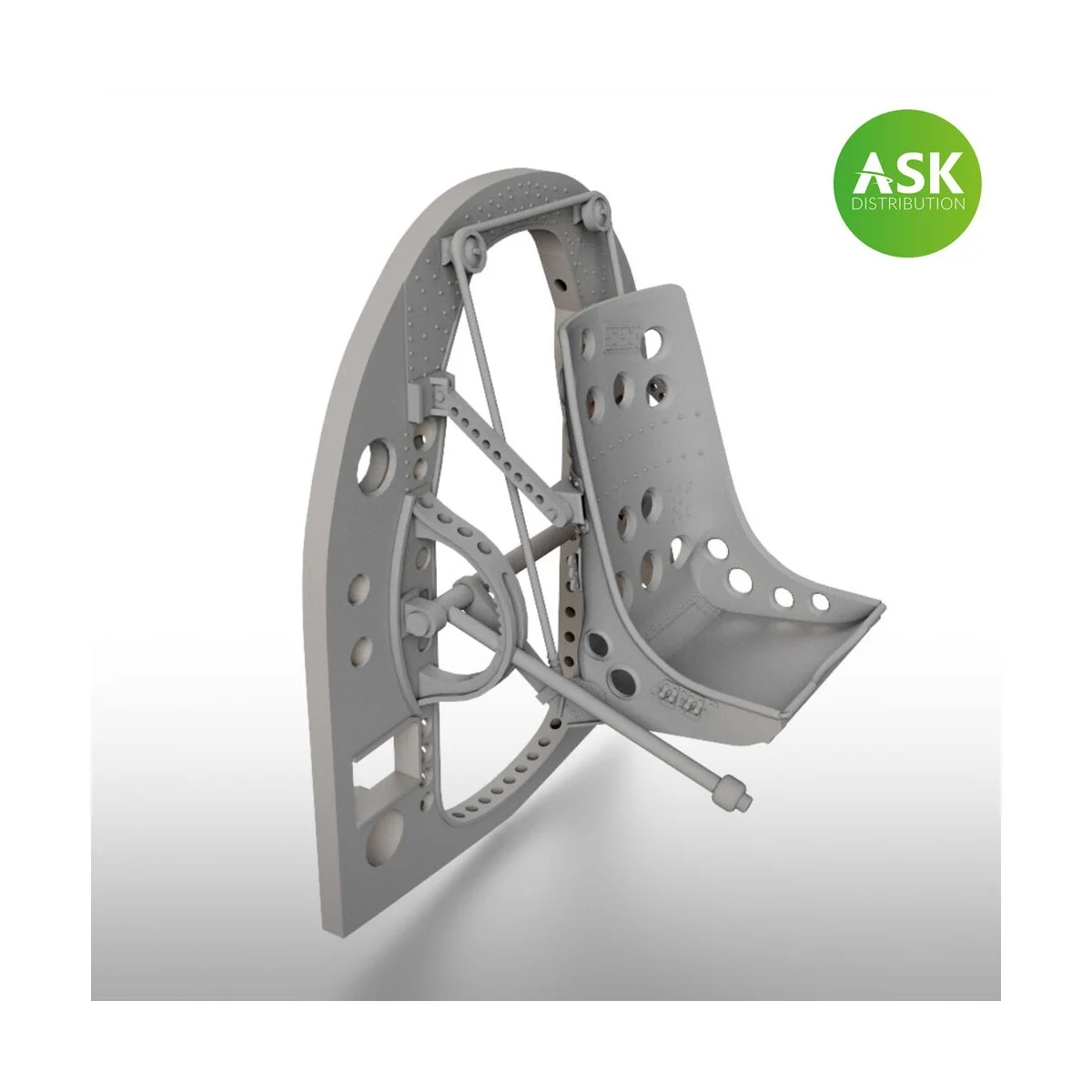 A6M Bulkhead with Seat in BOTTOM position - ASK 3D Print for Tamiya...