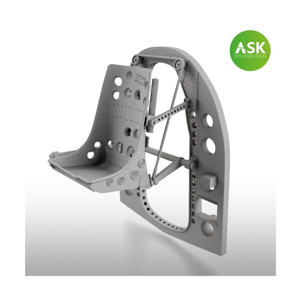 A6M Bulkhead with Seat in MIDDLE position - ASK 3D Print for Tamiya...