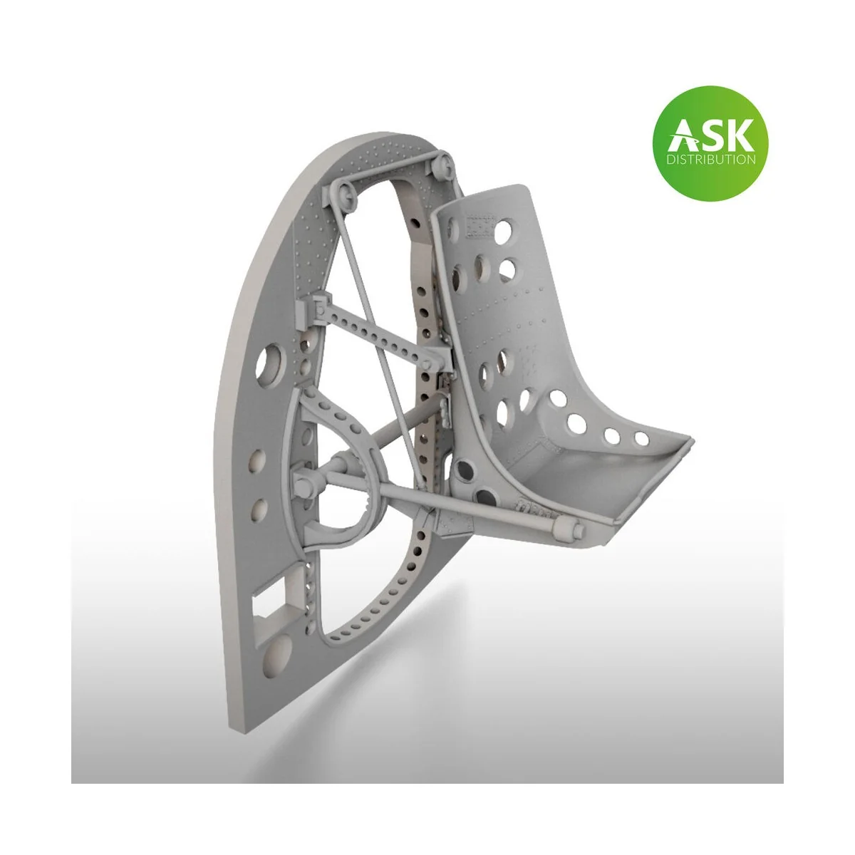 A6M Bulkhead with Seat in MIDDLE position - ASK 3D Print for Tamiya...