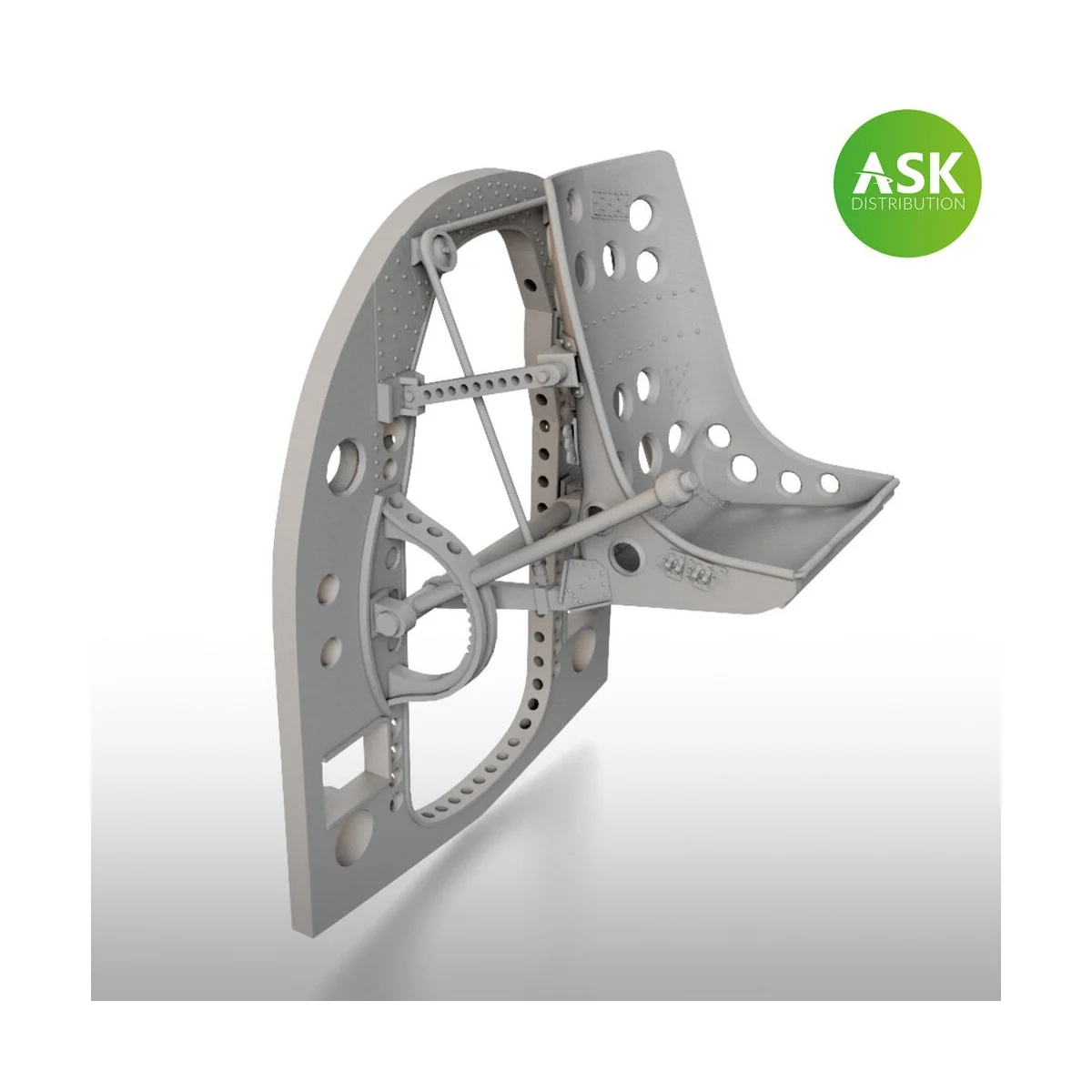 A6M Bulkhead with Seat in TOP position - ASK 3D Print for Tamiya - ...