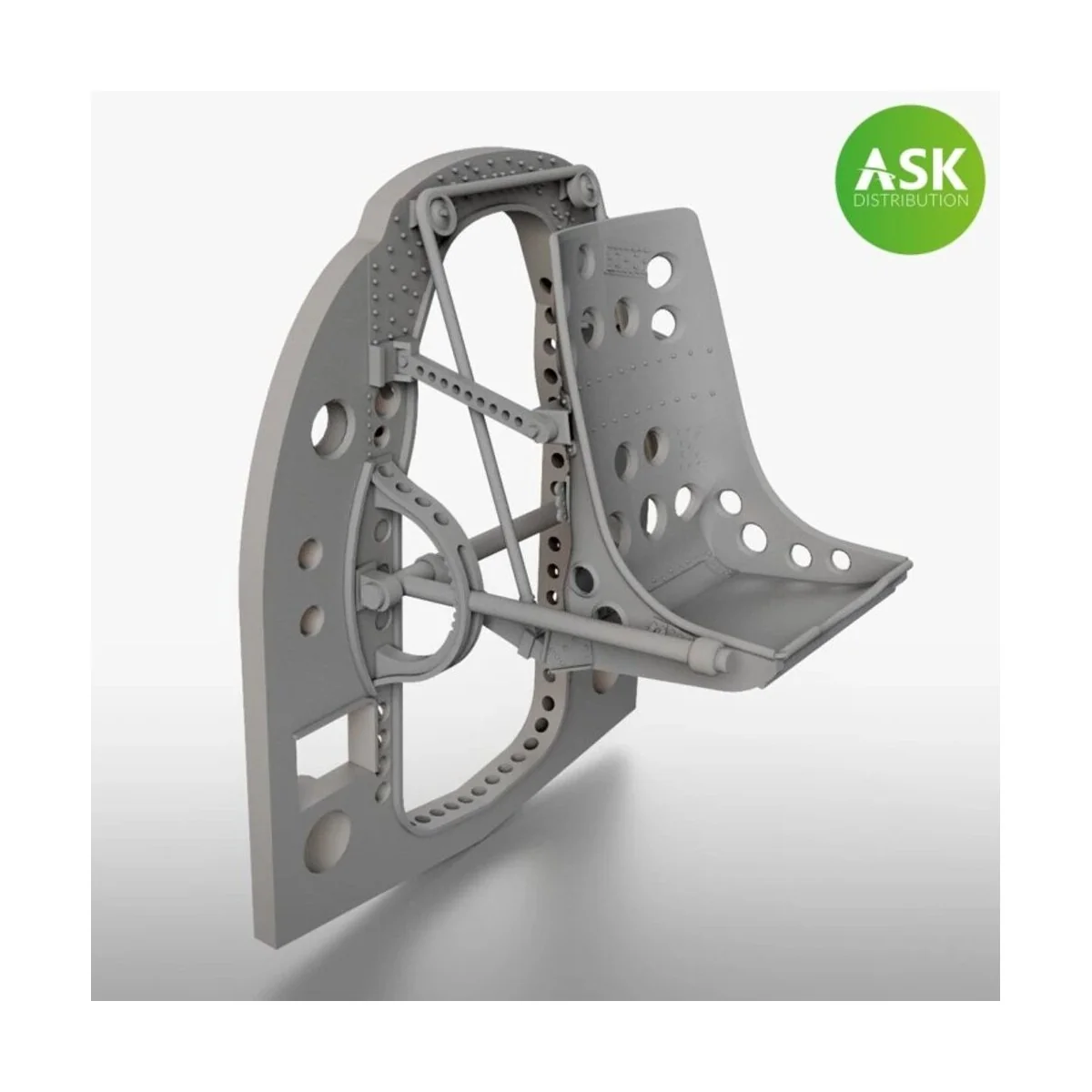 A6M Bulkhead with Seat in MIDDLE position - ASK 3D Print for Tamiya...