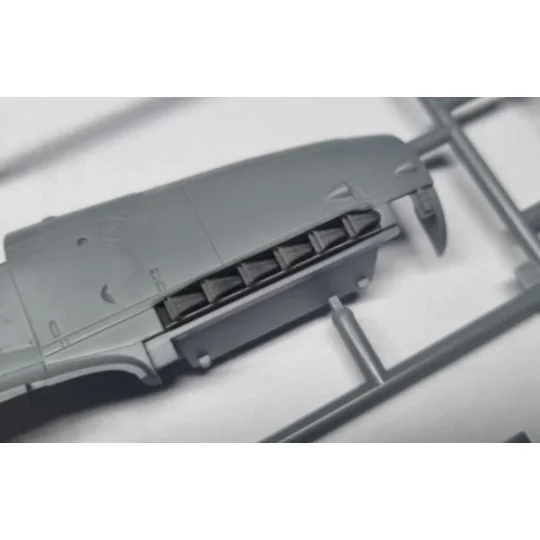 Bf 109K-4 Exhausts detail set - 3D print for Kotare, 1/32 - Art Sca...