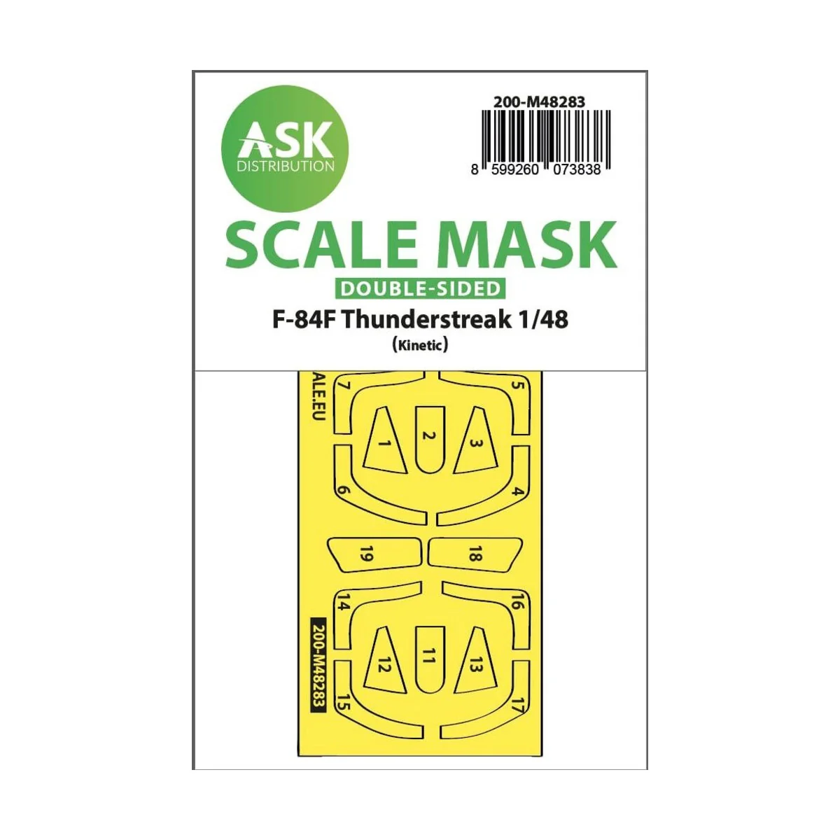 F-84F Thunderstreake double-sided express fit mask for Kinetic - Ar...