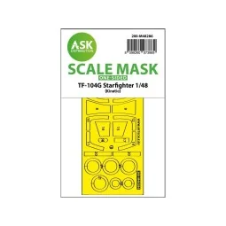 TF-104G Starfighter one-sided express fit mask for Kinetic, 1/48 - ...