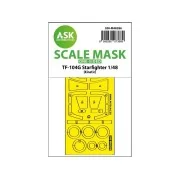 TF-104G Starfighter one-sided express fit mask for Kinetic, 1/48 - ...
