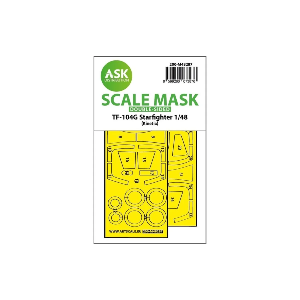 TF-104G Starfighter double-sided express fit mask for Kinetic - Art...