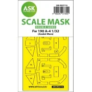 Fw 190A-4 double-sided express fit mask for Zoukei-Mura, 1/32 - Art...