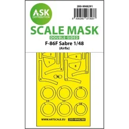 F-86F Sabre double-sided express fit mask for Airfix - Art Scale Ki...