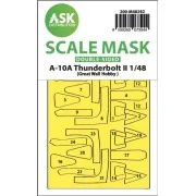 A-10A Thunderbolt II double-sided express fit mask for Great Wall H...