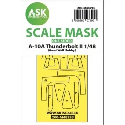 A-10A Thunderbolt II one-sided express fit mask for Great Wall Hobb...