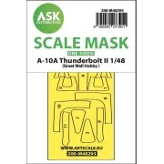 A-10A Thunderbolt II one-sided express fit mask for Great Wall Hobb...