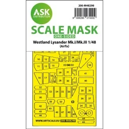 Lysander Mk.I / Mk.III one-sided express fit mask for Airfix - Art ...