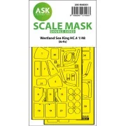 Westland Sea King HC.4 double-sided express fit mask for Airfix, 1/...