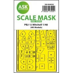 PBJ-1J Mitchell one-sided express fit mask for HK Models, 1/48 - Ar...
