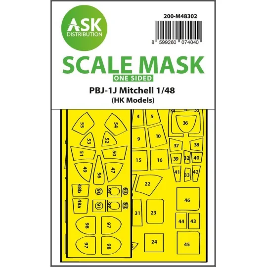 PBJ-1J Mitchell one-sided express fit mask for HK Models - Art Scal...