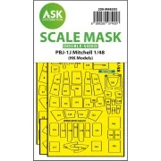PBJ-1J Mitchell double-sided express fit mask for HK Models, 1/48 -...