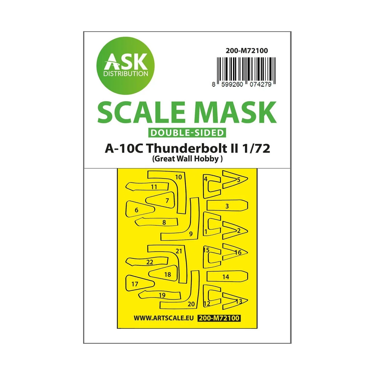 A-10C Thunderbolt II double-sided fit express mask for Great Wall H...