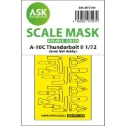 A-10C Thunderbolt II double-sided fit express mask for Great Wall H...