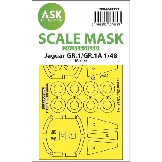 Jaguar GR.1/GR.1A double-sided express fit mask for Airfix, 1/48 - ...