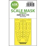 A6M2 Zero one-sided painting mask for Border Model - Art Scale Kit ...