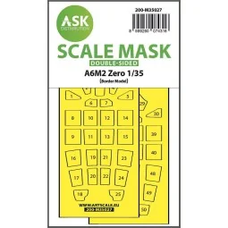 A6M2 Zero double-sided painting mask for Border Model, 1/35 - Art S...