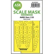 A6M2 Zero double-sided painting mask for Border Model, 1/35 - Art S...