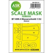 Bf 109K-4 one-sided express fit mask for Kotare, 1/32 - Art Scale K...