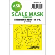 Messerschmitt P.1101 one-sided express fit mask for Das Werk, 1/32 ...