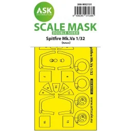 Spitfire Mk.Va double-sided express fit and self adhesive mask for ...