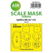 Spitfire Mk.Va one-sided express fit and self adhesive mask for Kot...