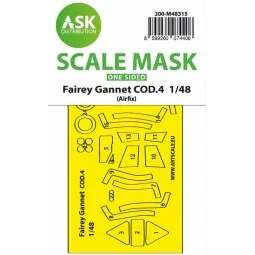 Fairey Gannet COD.4 one-sided fit and self adhesive express mask fo...