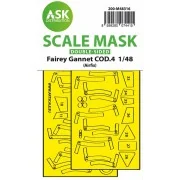 Fairey Gannet COD.4 double-sided fit and self adhesive express mask...