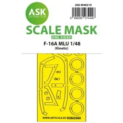F-16A MLU one-sided fit and self adhesive express mask for Kinetic,...