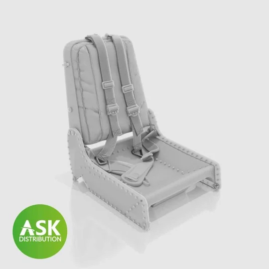 Messerschmitt Me 262 - Seat with seat belts for Tamiya, 1/48 - Art ...