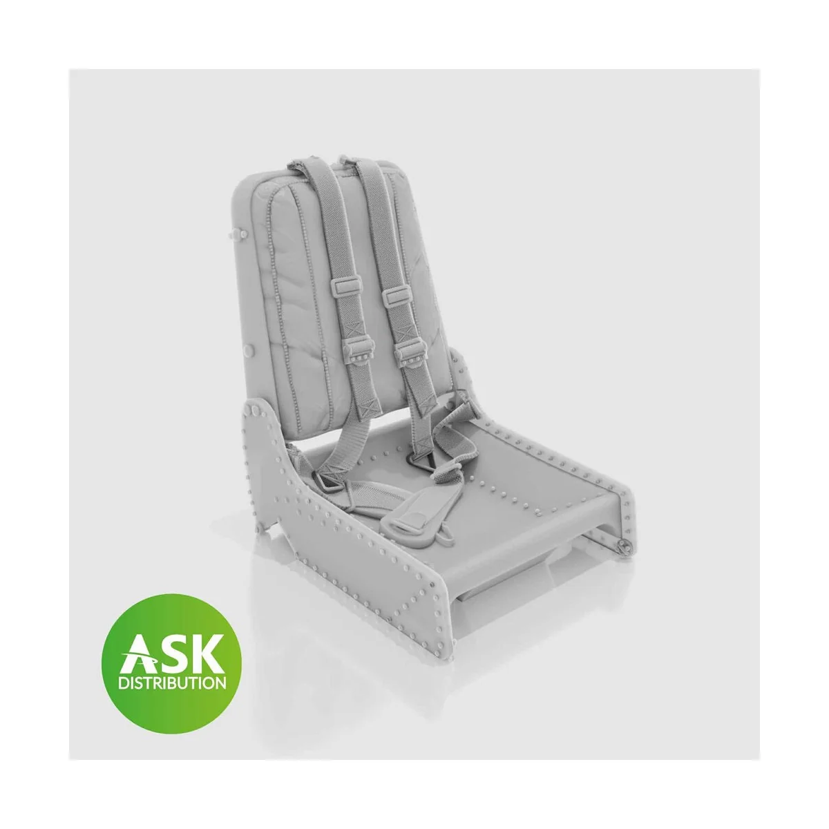 Messerschmitt Me 262 - Seat with seat belts for Tamiya - Art Scale ...