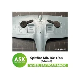 Spitfire Mk.IXc FOAM flexibel wheel bay mask for Eduard - Art Scale...